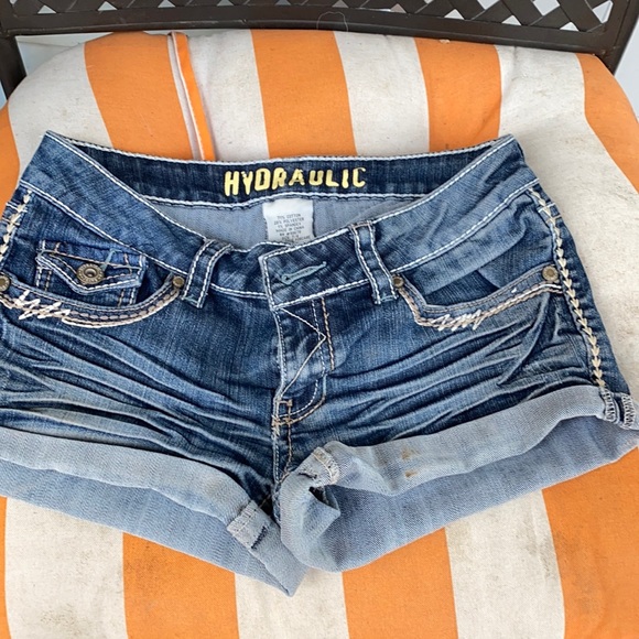 Hydraulic Jean shorts, size 7 - Picture 1 of 3